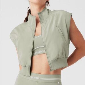 ALO Yoga Light Green (Limestone) In Motion Vest